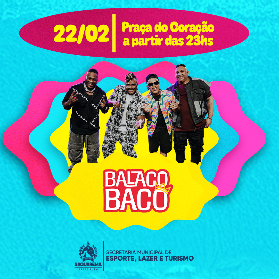Grupo Balacobaco encerra o Festival de Verão de Saquarema neste sábado
