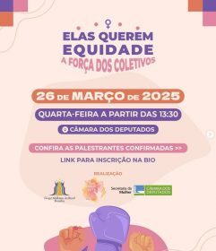 Seminário debate equidade de gênero na política